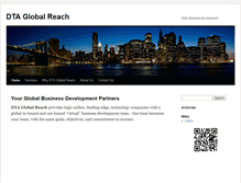 Tablet Screenshot of dta-globalreach.com